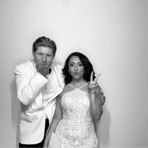 Elegant White Beaded Dress